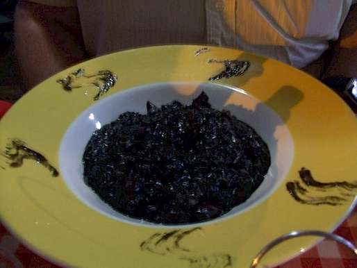 Black Squid Risotto just melts in your mouth.
