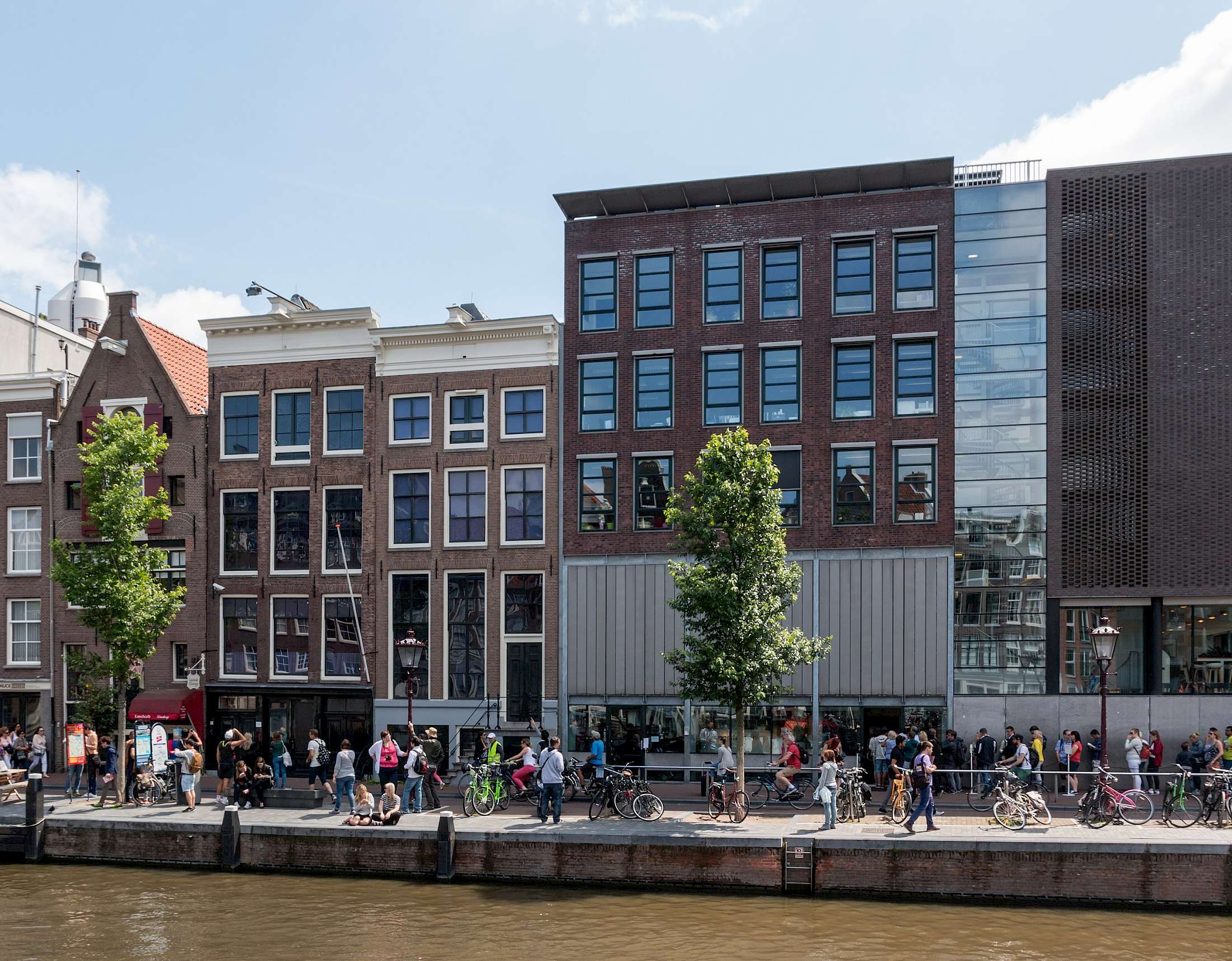 Anne Frank House is a must when in Amsterdam. The line can be over 1 mile and hours. Reserve your space before you go!