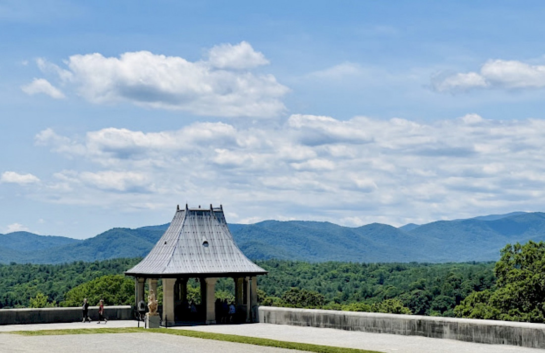 The view is as inspiring today as it was in the 1890s from Biltmore.