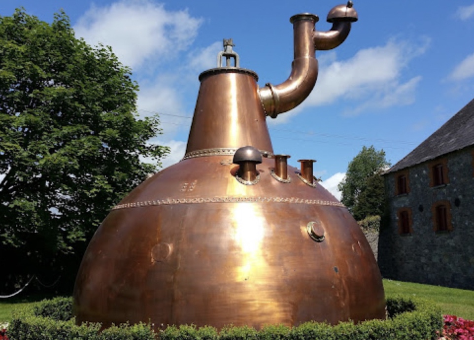 Whisky is Aged in Copper Stills and Wooden Barrels.
