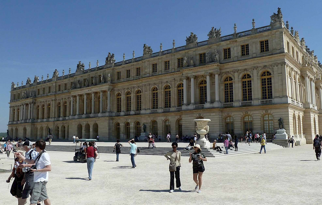 Versailles is an impressive castle very close to Paris.