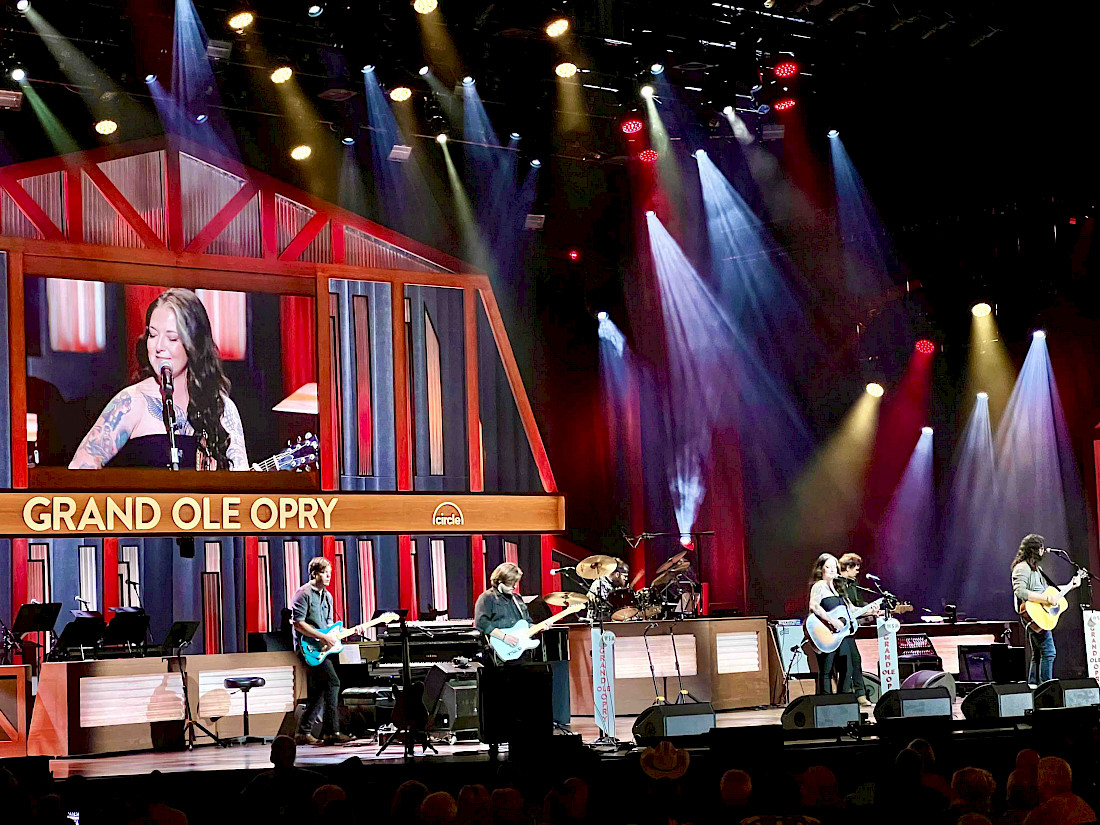 Live performances at the Grand Ole Opry.