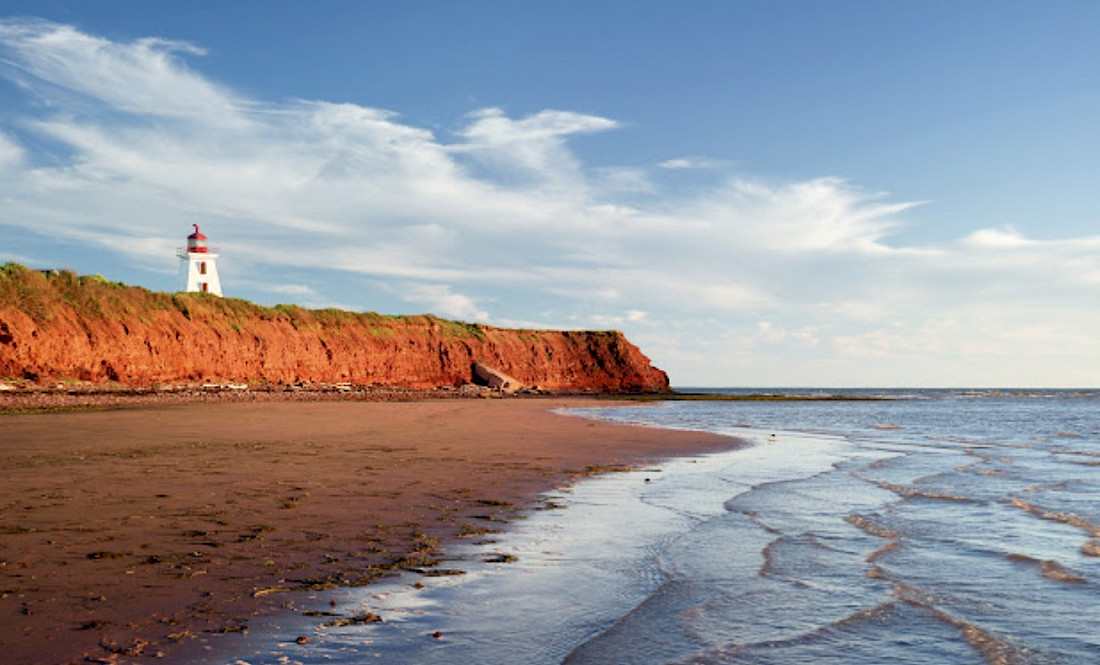 Beautiful Beaches, Red Sand Cliffs and Lighthouses.