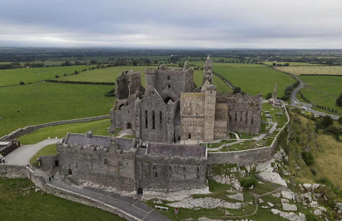 Dramatic and Extensive Ruins of the Rock of Cashel.