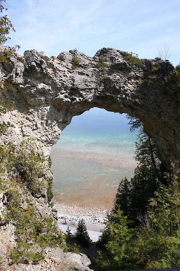 Arch Rock at Mackinac Island
