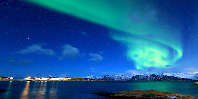 The dancing Northern Lights over Iceland.