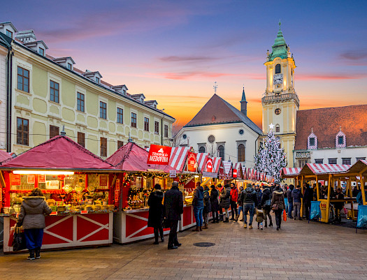 Bratislava is one of Europe's most unique Christmas markets.