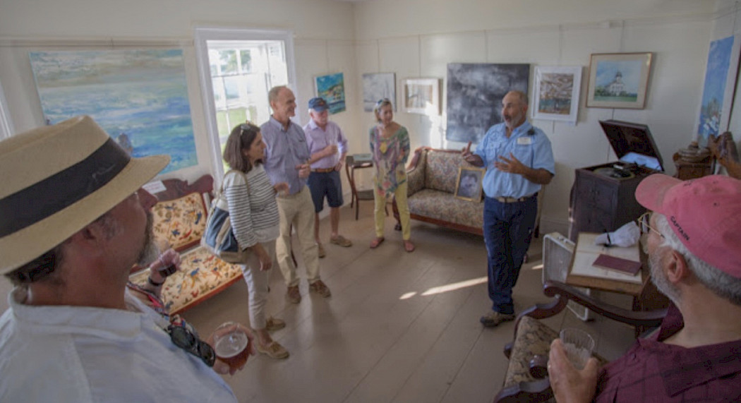 A local guide bringing the history of the lighthouse to life.