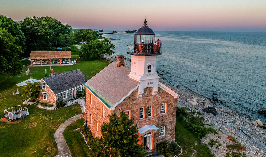 Sheffield Island at Sunset.