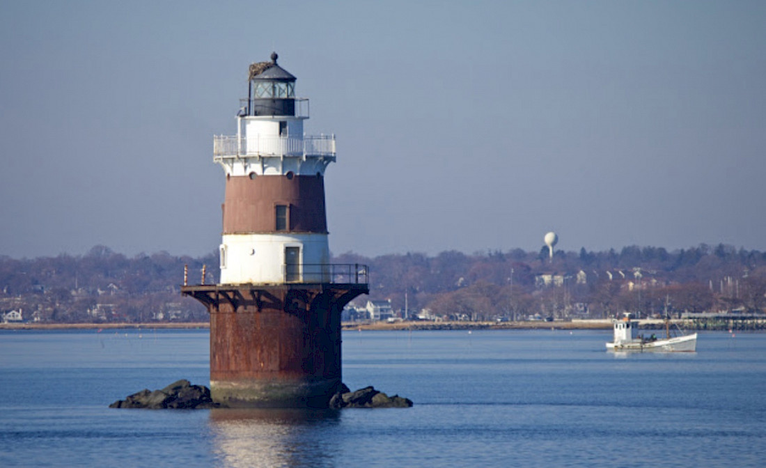 A spark plug lighthouse.