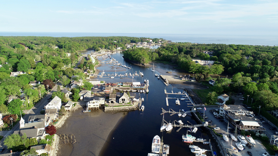 Famous and exclusive Kennebunkport, Maine.