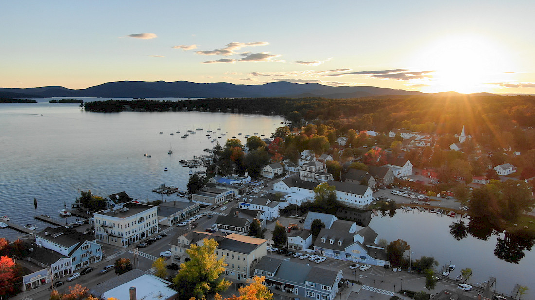 Quaint and historical Wolfeboro on the shores of Lake Winnipesaukee.