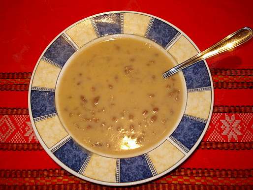 Bean Soup! Hearty and delicious after a day of touring.