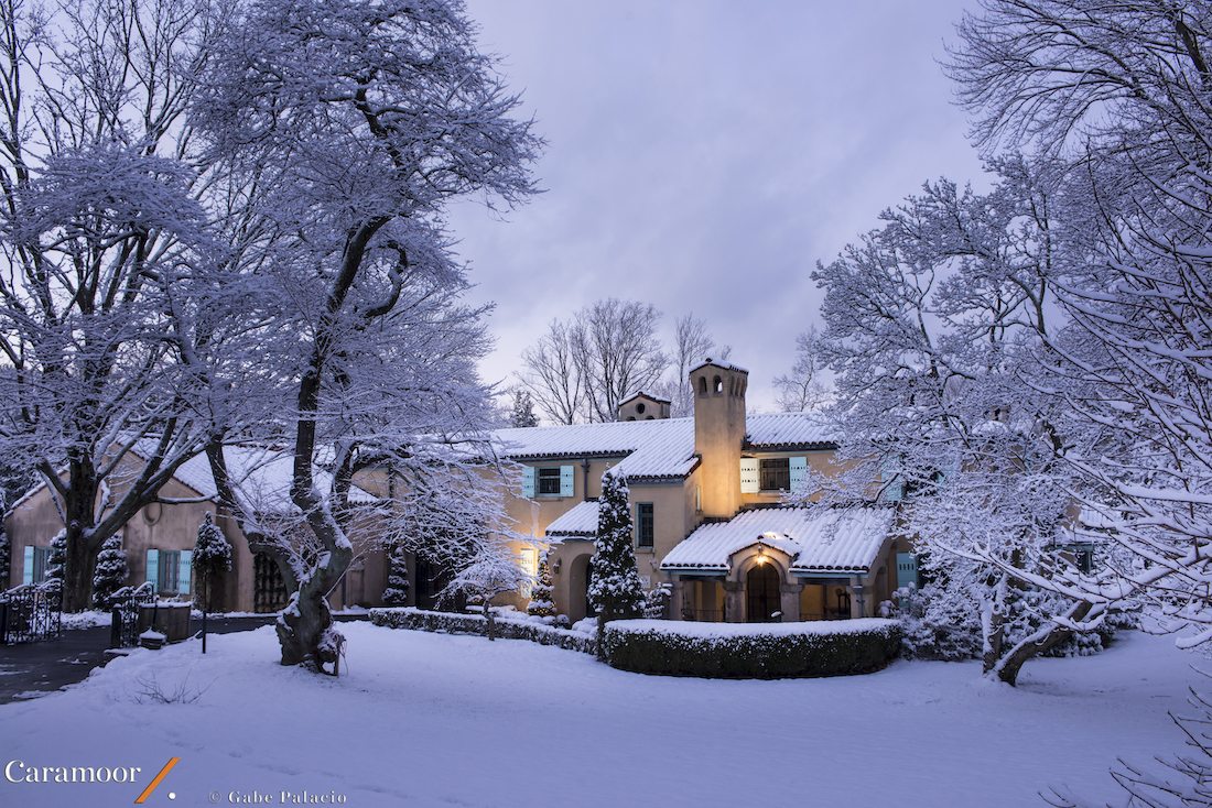 The beautiful setting of Caramoor during the Holidays.