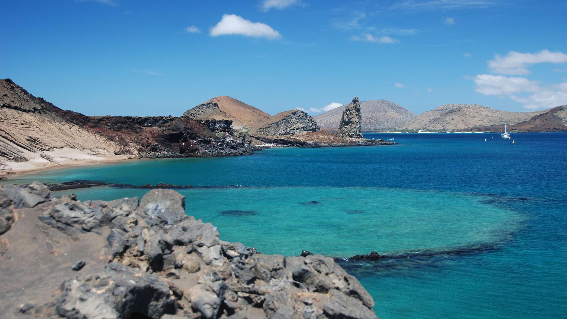 Take a small group tour cruise to the enchanting Galapagos Islands.