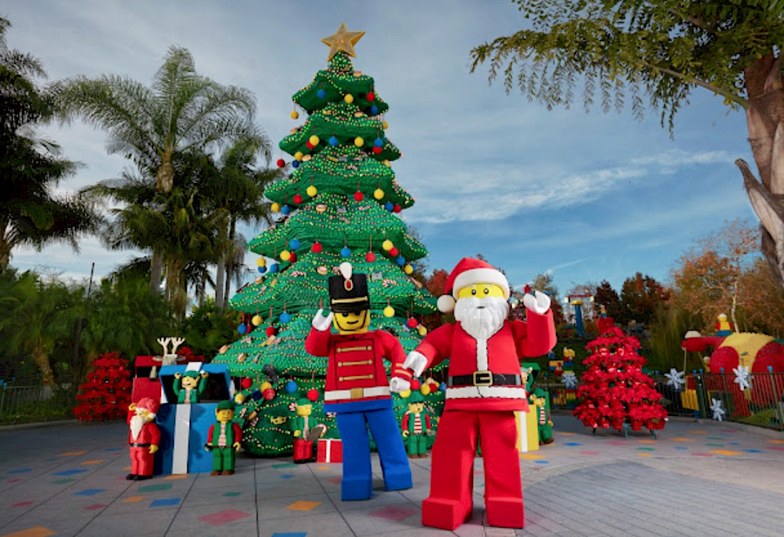 A whimsical Lego Tree in California.