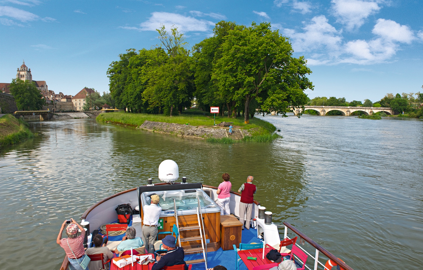 Intimate and local. The best way to discover the real France is by luxury canal barge.