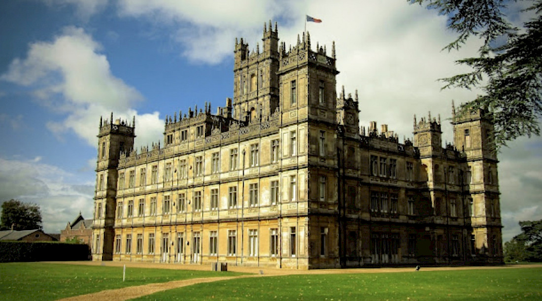 Highclere Castle, the real Downton Abbey.