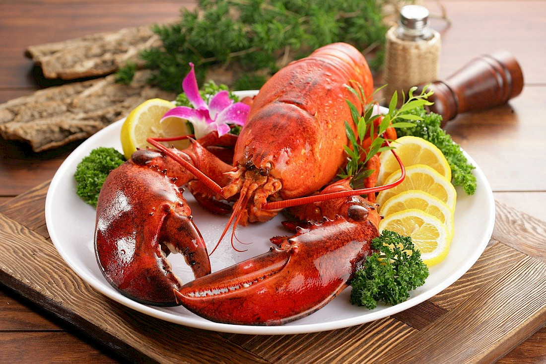 Fresh Atlantic lobster is a must in Nova Scotia.