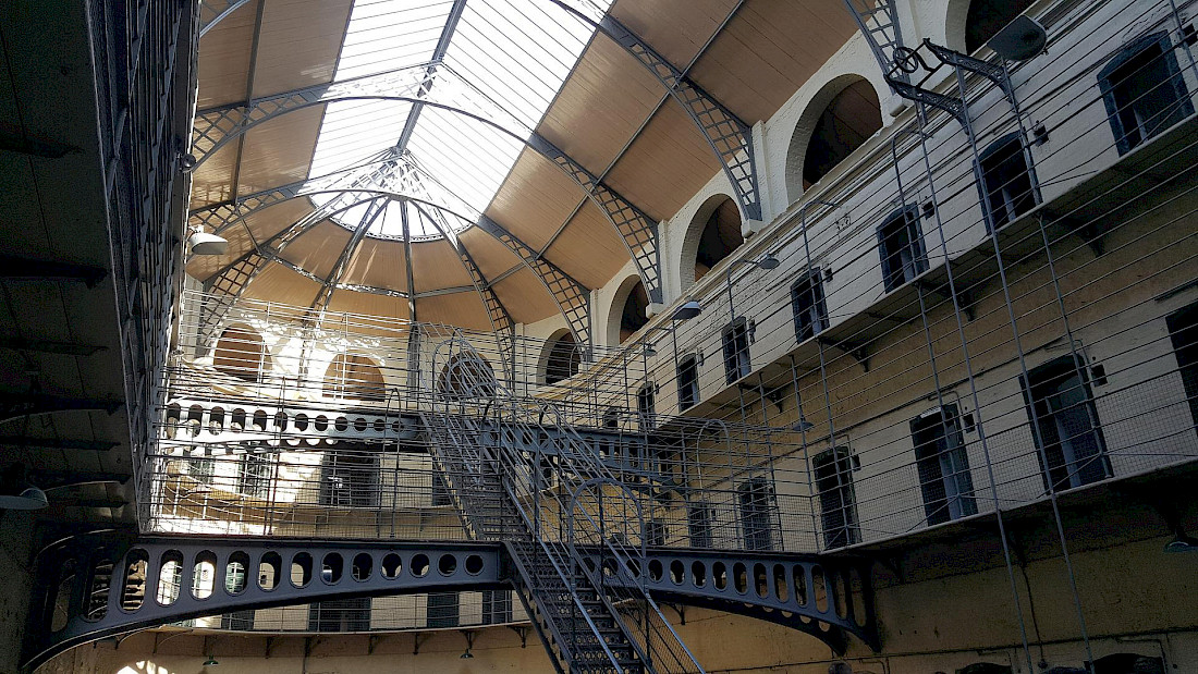 The East Wing of Kilmainham Gaol.