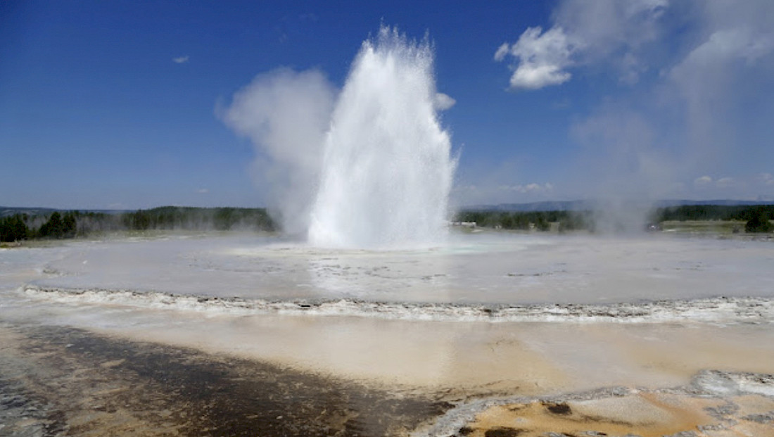 Great Fountain Geyser. Photo Courtesy Diane Renkin.