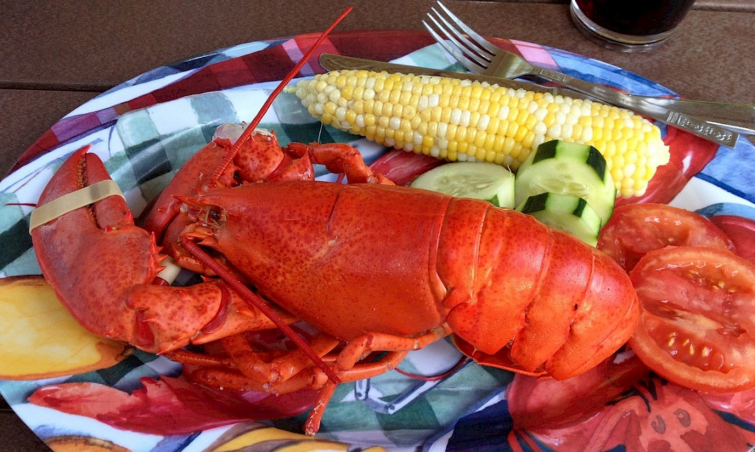 Taste fresh lobster caught daily.