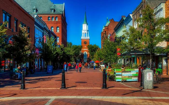 church street marketplace burlington, vermont