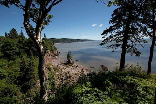 THe amazing tides in the Bay of Fundy.