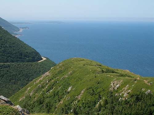 Cruise along the Cabot Train on gorgeous and free Cape Breton Island.