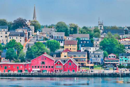 Seafaring Lunenburg - Home of the Blue Nose.