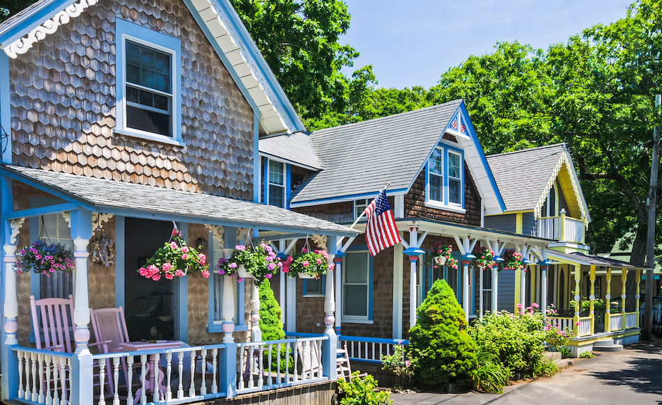 The gingerbread houses of Martha's Vineyard.