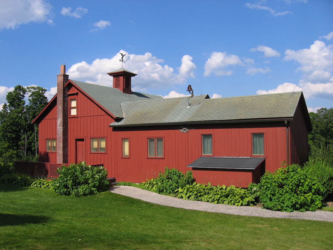 Rockwell's studio in the Berkshires