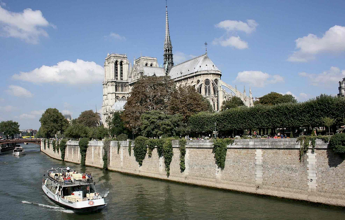 Cruising the Seine is an idyllic way to see Paris.