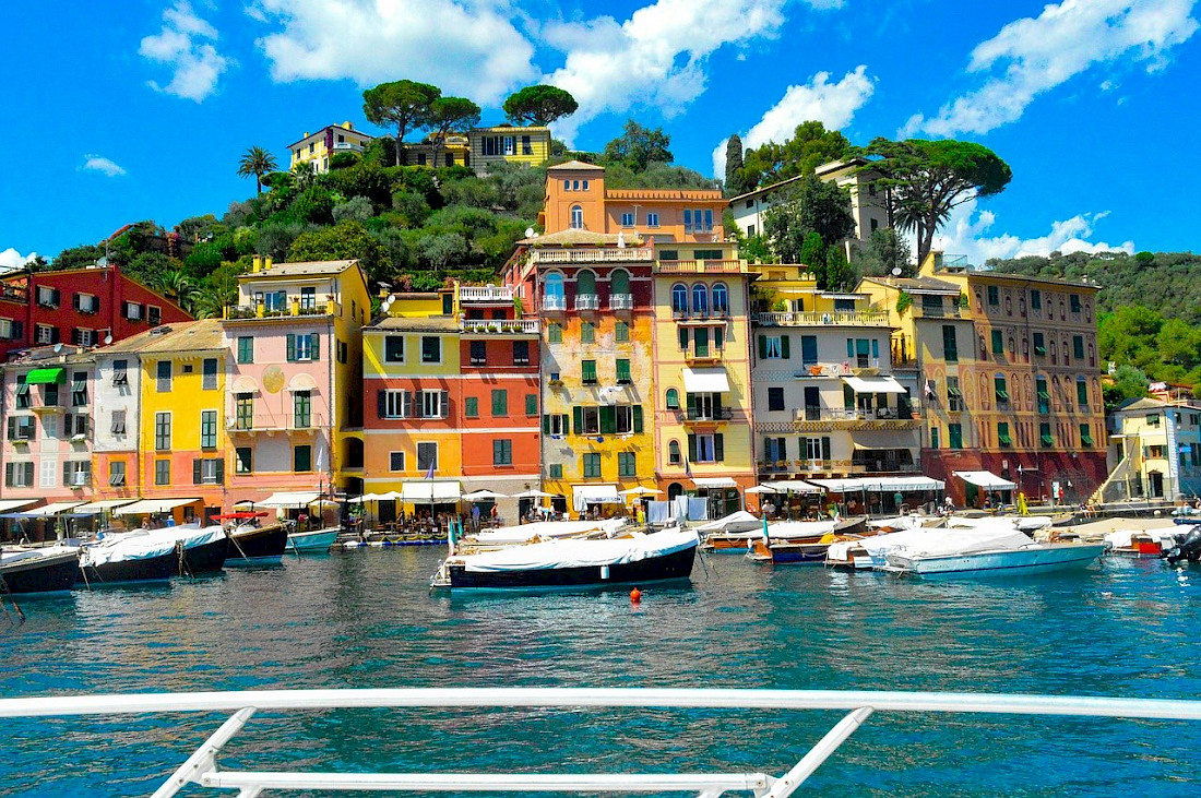 Portofino is beautiful and serene.