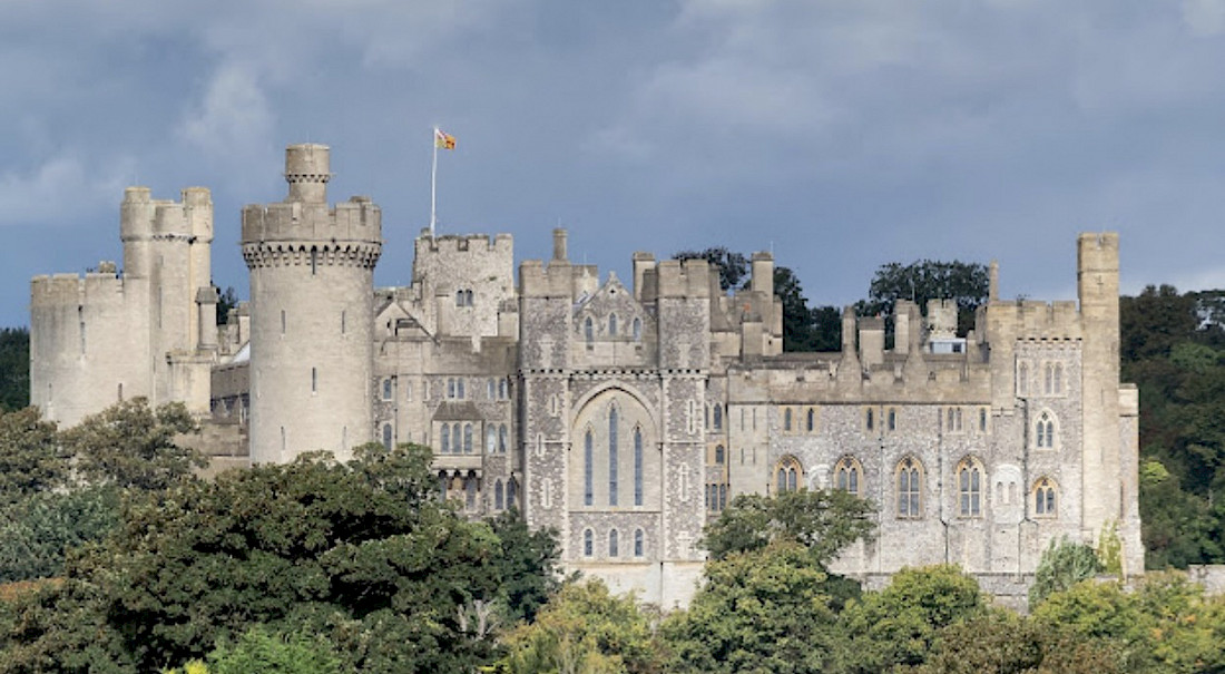 Arundel Castle the family home of the 18th Duke of Norfolk.