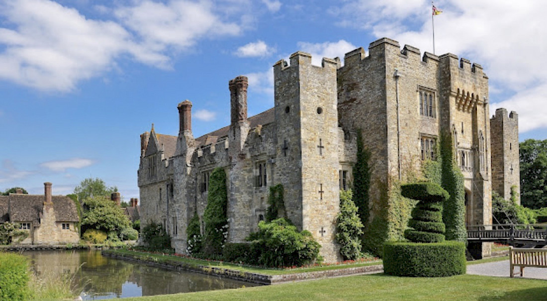 Hever Castle, the childhood home of Anne Boleyn.