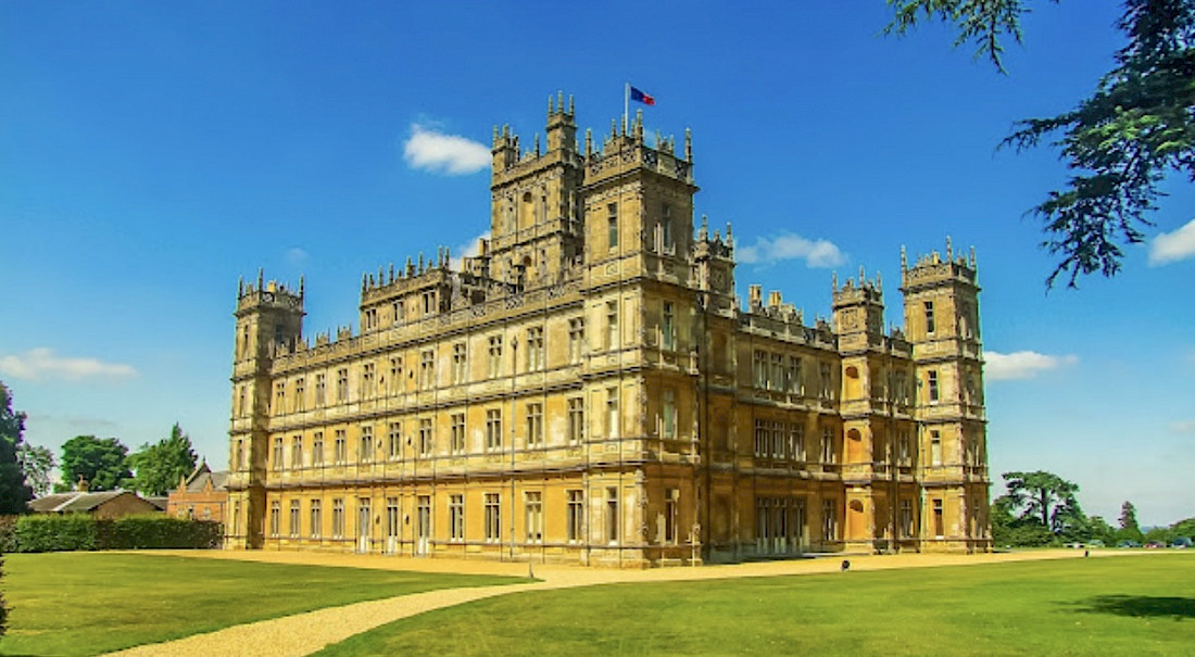 Highclere Castle  of Downton Abbey Fame.