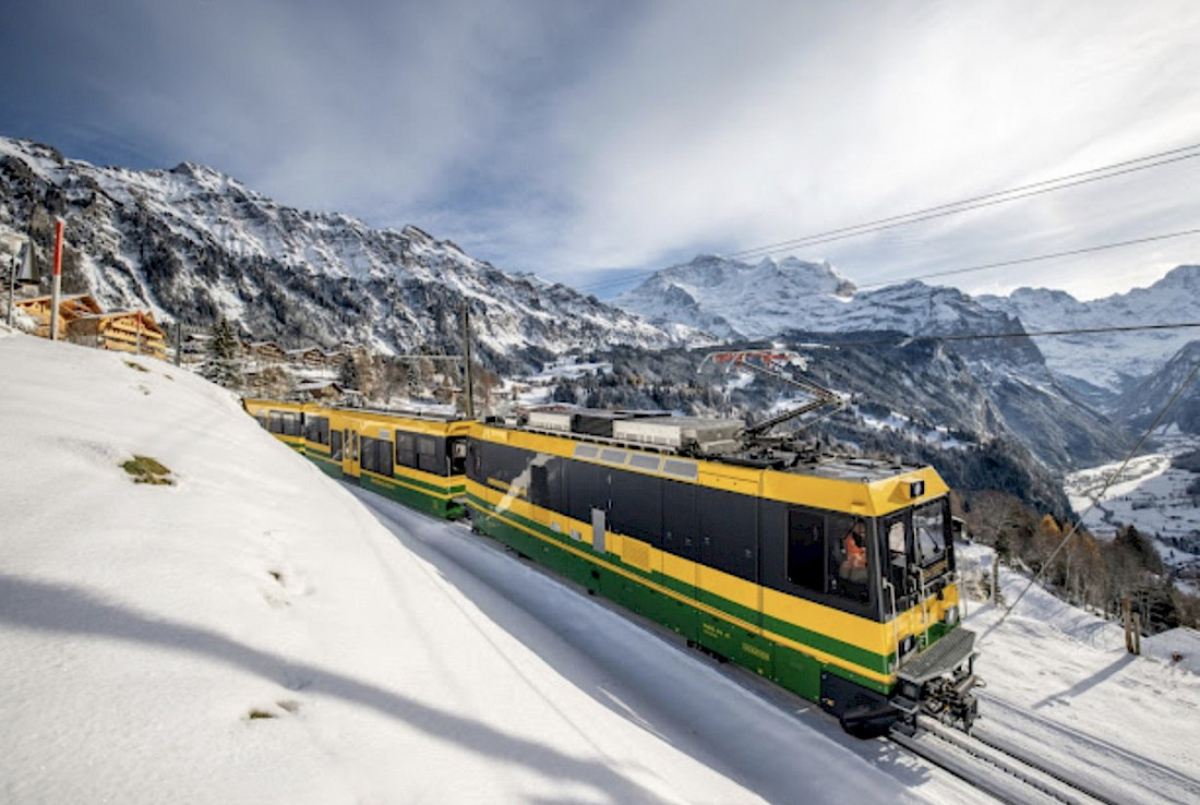 Head to the Top of Europe on the Jungfraubahnen.