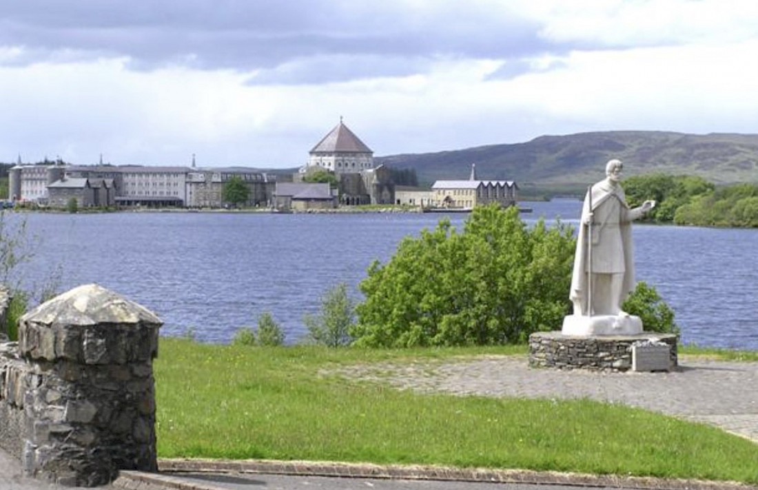 Saint Patrick's Statue at Lough Derg.