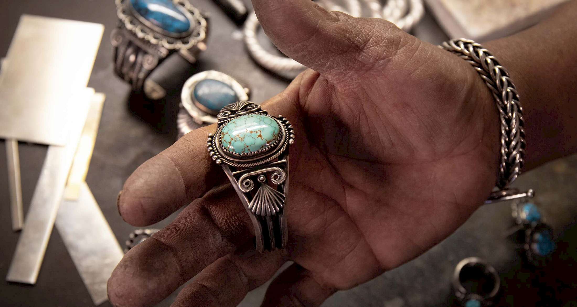 Ancient turquoise mines and ghost towns have been revitalized as artist communities.
