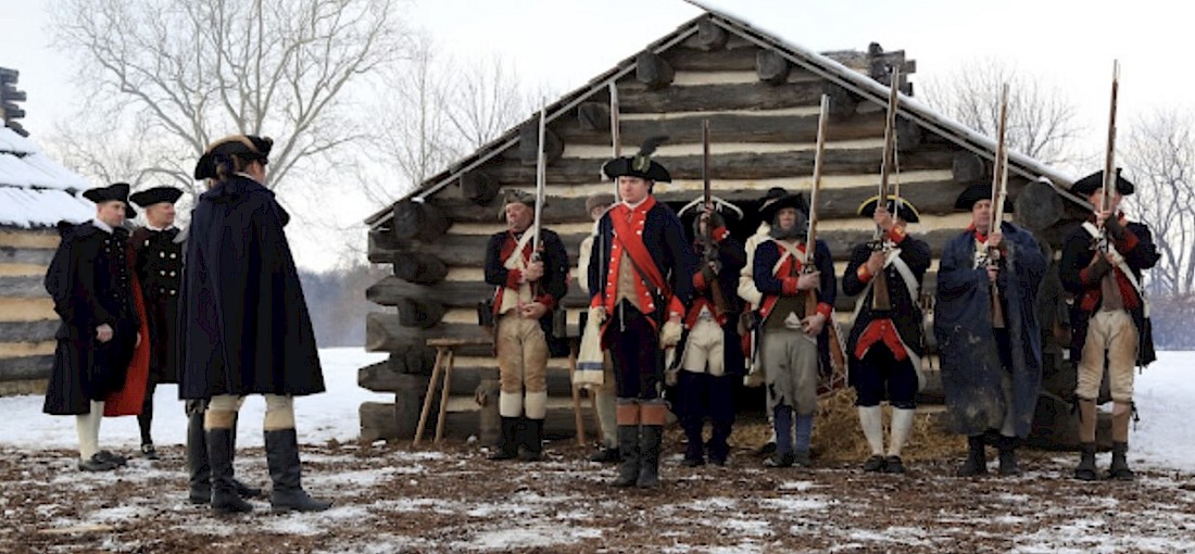 Valley Forge is where Washington and his troops took refuge in the winter of 1777-1778.