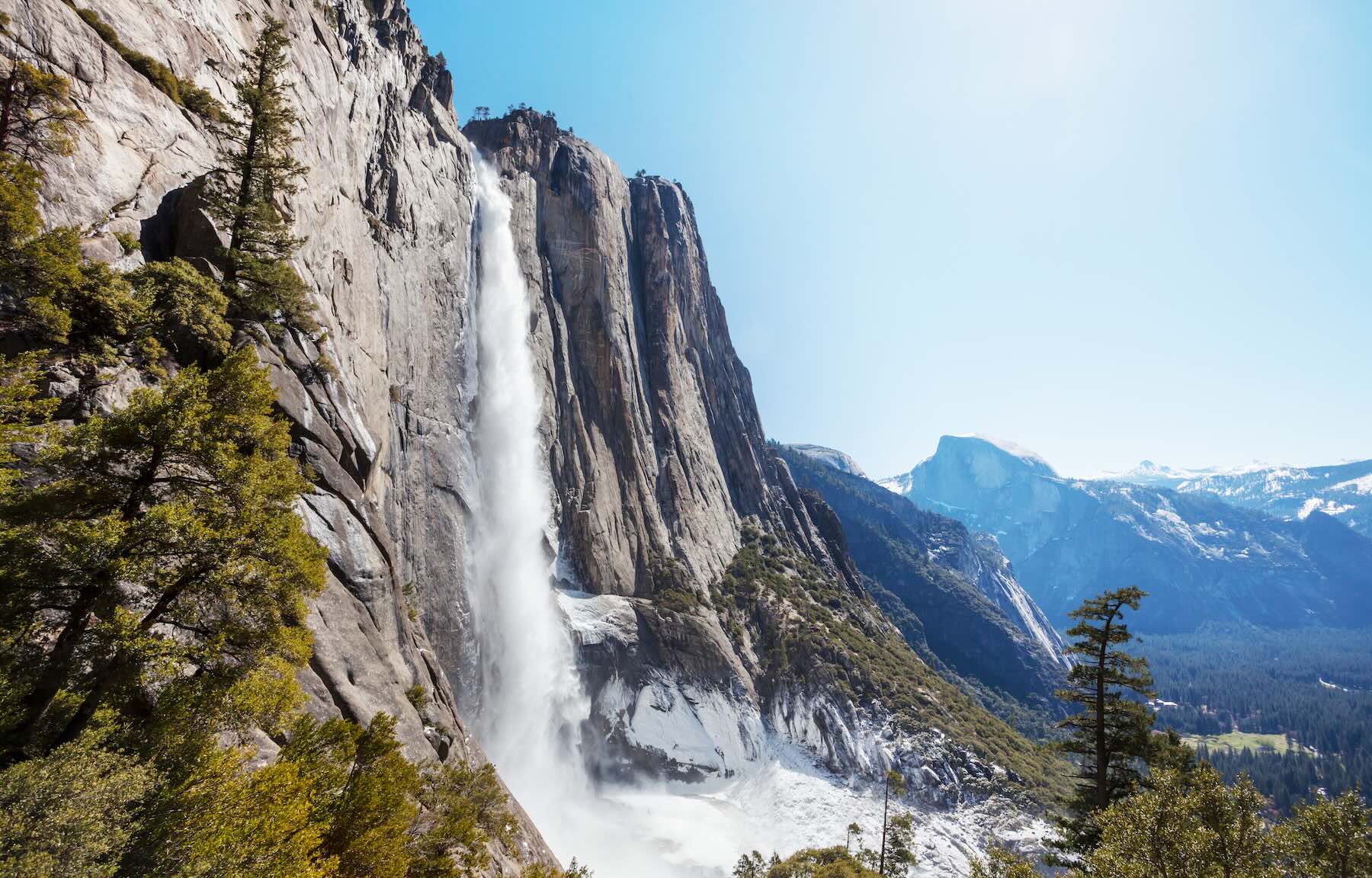 Waterfalls are at their best in Yosemite in spring.