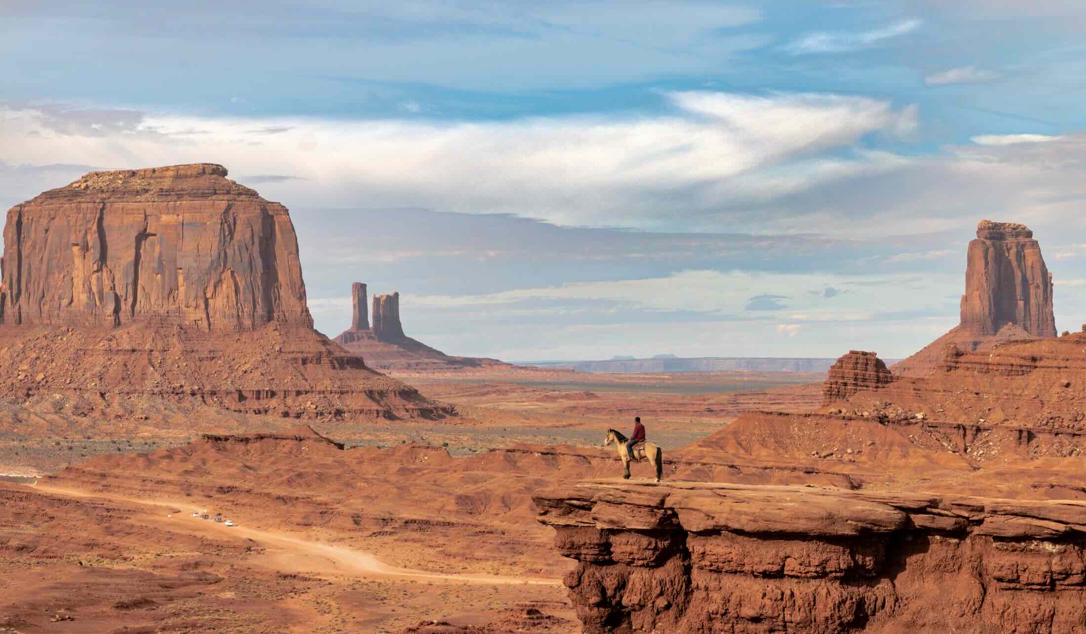 Many western films were made in Monument Valley.