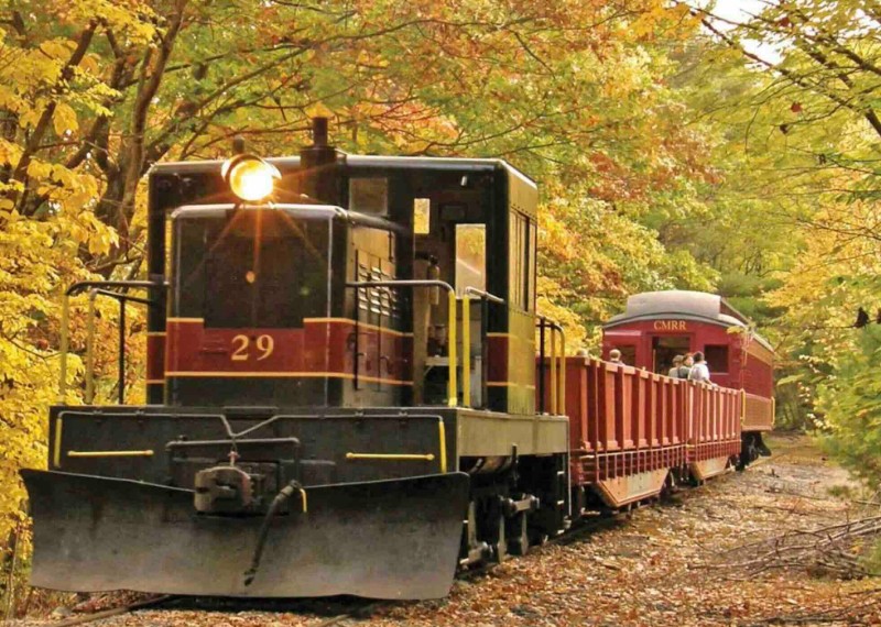 Fall Foliage in the Catskills by Train