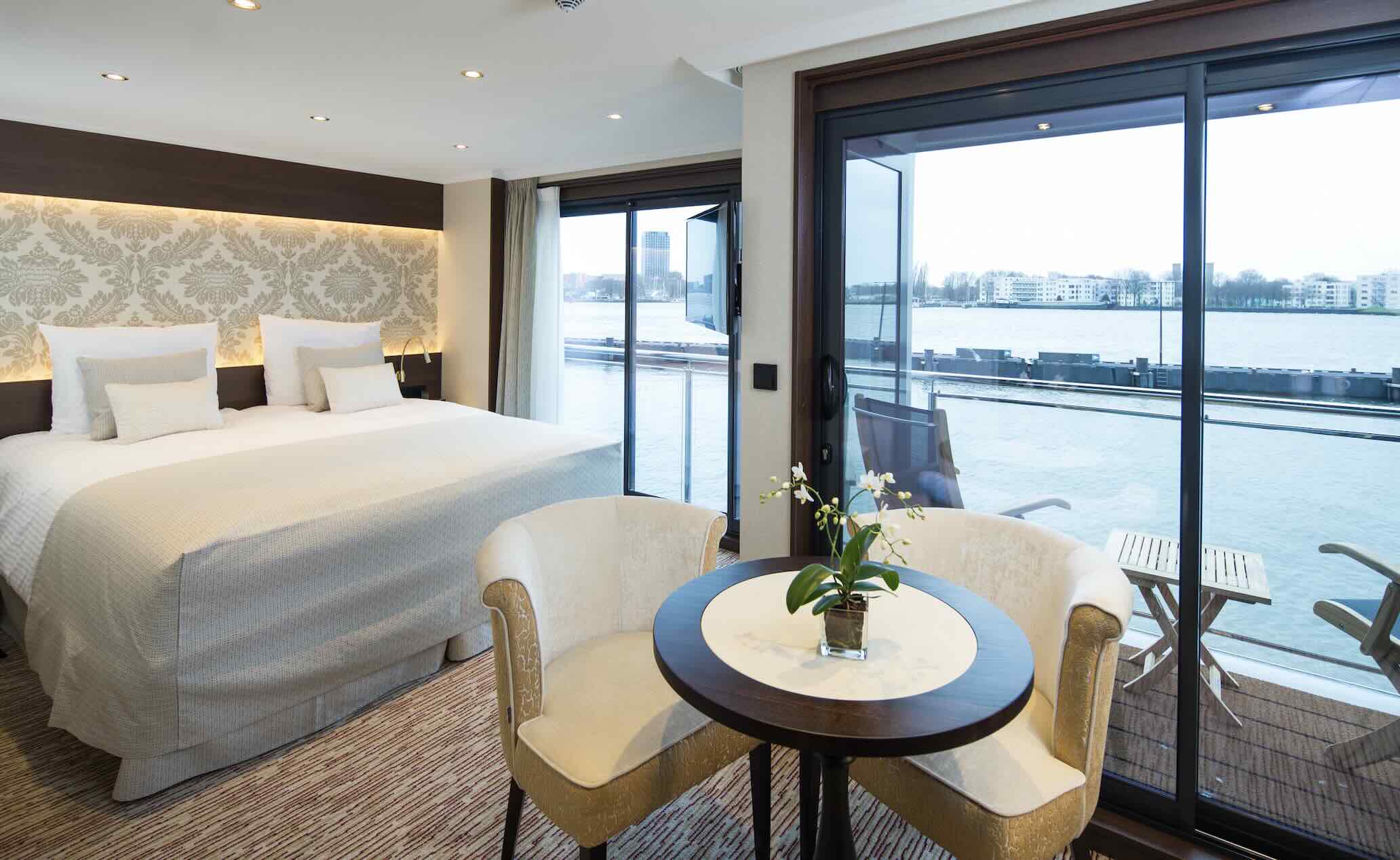 Spacious cabins with all modern conveniences.