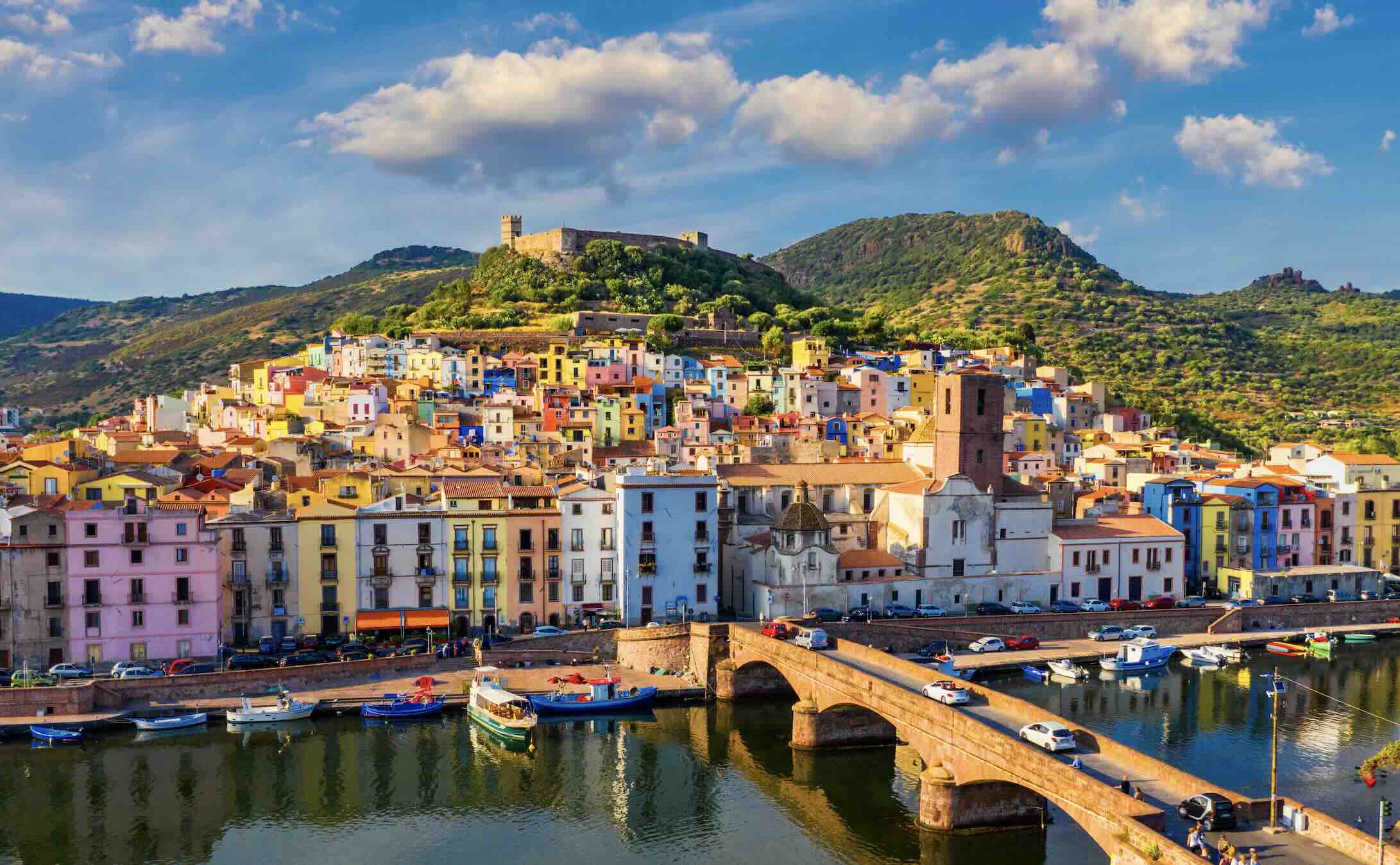 Bosa is one of Sardinia's most captivating and well-preserved medieval towns, nestled along the lower Temo River
