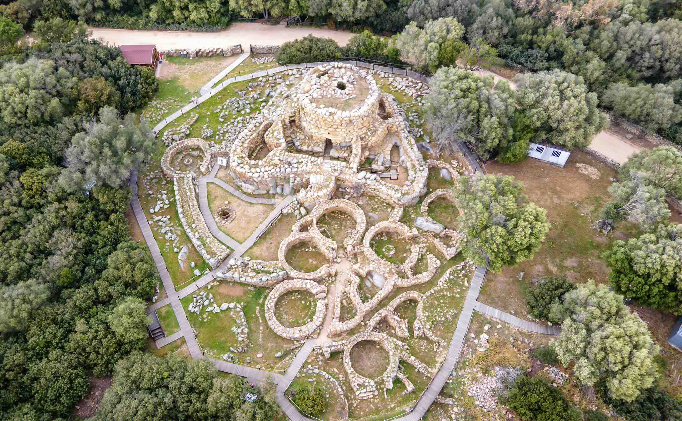 over 7,000 nuraghi archeological sites still exist across Sardinia.