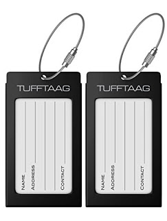 Black Luggage Tag