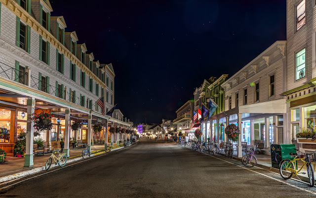 Mackinac Island at Night