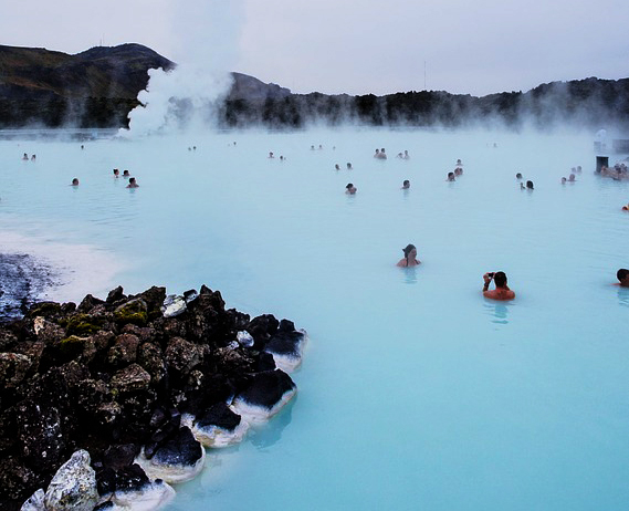 The Blue Lagoon in Winter